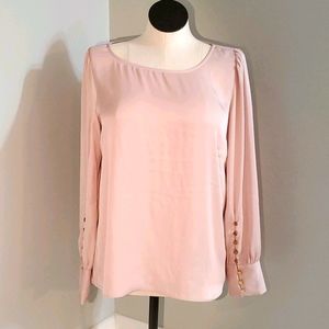 Express NWT, Pale Pink, Silky blouse, Large